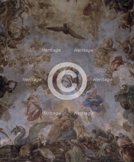Frescoes in the vault of the Cason del Buen Retiro, by Luca Giordano.