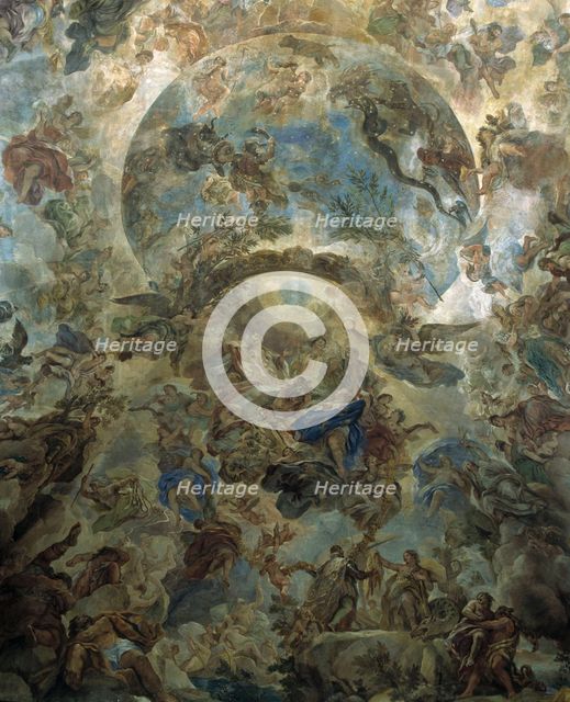 Frescoes in the vault of the Cason del Buen Retiro, by Luca Giordano.