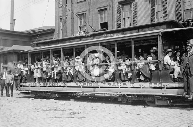 Fresh air outing, 1913. Creator: Bain News Service.