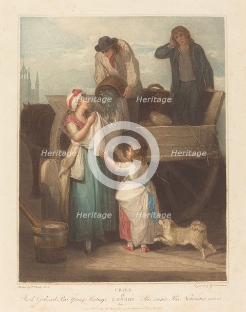 Fresh Gathered Peas, Young Hastings, published 1795. Creator: Giovanni Vendramini.