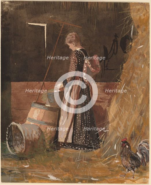 Fresh Eggs, 1874. Creator: Winslow Homer.