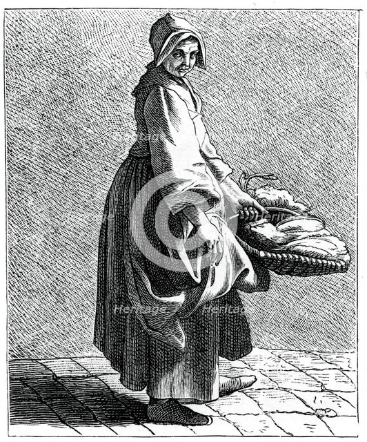 Fresh Salad!, 1737-1742.Artist: Bouchardon