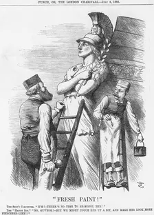 "Fresh Paint!", 1885. Creator: Joseph Swain