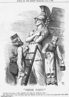 "Fresh Paint!", 1885. Creator: Joseph Swain