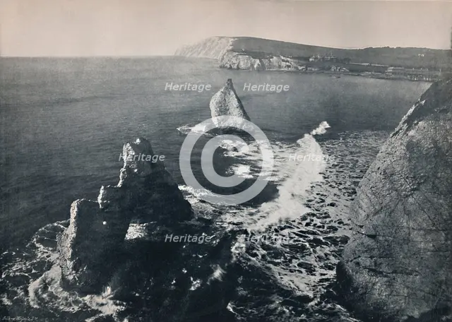 'Freshwater Bay - Showing The Arched Rock.', 1895. Artist: Unknown.