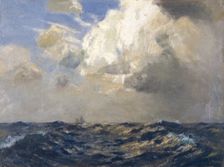 Freshening clouds 1884-1942. Creator: Julius Olsson