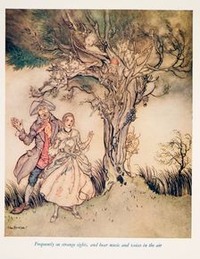 Frequently see strange sights, and hear music and voices in the air .. from The Legend of Sleepy H
