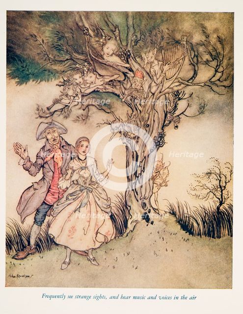 Frequently see strange sights, and hear music and voices in the air .. from The Legend of Sleepy H