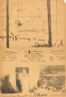 Frères; La Gardienne; Créanciers, 1894. Creator: Edouard Vuillard