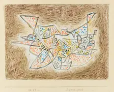 Freundliches Gewinde (Friendly Meandering) , 1933. Creator: Klee, Paul (1879-1940)