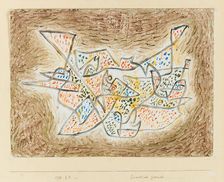 Freundliches Gewinde (Friendly Meandering) , 1933. Creator: Klee, Paul (1879-1940)