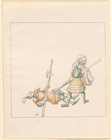 Freydal, The Book of Jousts and Tournament of Emperor Maximilian I: Combats...Plate 145, c1515. Creator: Unknown