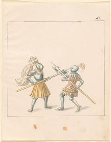Freydal, The Book of Jousts and Tournament of Emperor Maximilian I: Combats...Plate 146, c1515. Creator: Unknown