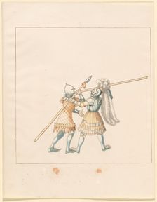Freydal, The Book of Jousts and Tournament of Emperor Maximilian I: Combats...Plate 150, c1515. Creator: Unknown