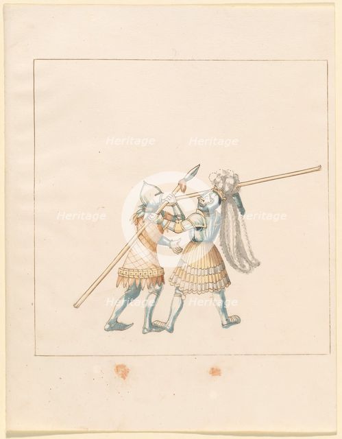 Freydal, The Book of Jousts and Tournament of Emperor Maximilian I: Combats...Plate 150, c1515. Creator: Unknown.