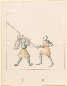Freydal, The Book of Jousts and Tournament of Emperor Maximilian I: Combats...Plate 147, c1515. Creator: Unknown