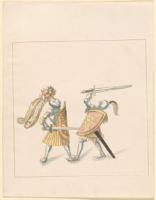 Freydal, The Book of Jousts and Tournament of Emperor Maximilian I: Combats...Plate 161, c1515. Creator: Unknown