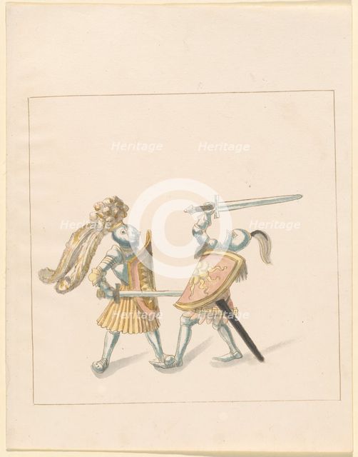 Freydal, The Book of Jousts and Tournament of Emperor Maximilian I: Combats...Plate 161, c1515. Creator: Unknown.