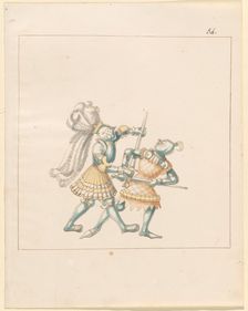 Freydal, The Book of Jousts and Tournament of Emperor Maximilian I: Combats...Plate 164, c1515. Creator: Unknown