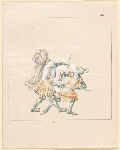 Freydal, The Book of Jousts and Tournament of Emperor Maximilian I: Combats...Plate 164, c1515. Creator: Unknown.