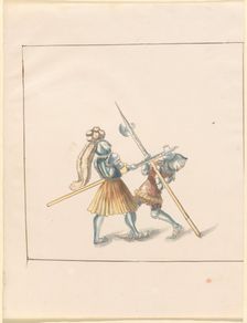 Freydal, The Book of Jousts and Tournament of Emperor Maximilian I: Combats...Plate 142, c1515. Creator: Unknown