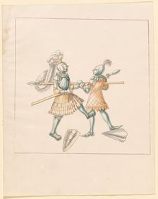 Freydal, The Book of Jousts and Tournament of Emperor Maximilian I: Combats...Plate 151, c1515. Creator: Unknown