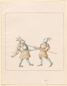 Freydal, The Book of Jousts and Tournament of Emperor Maximilian I: Combats...Plate 148, c1515. Creator: Unknown
