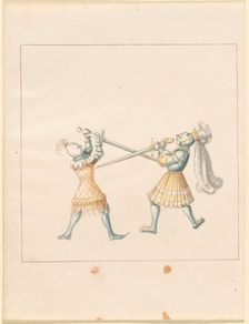 Freydal, The Book of Jousts and Tournament of Emperor Maximilian I: Combats...Plate 159, c1515. Creator: Unknown