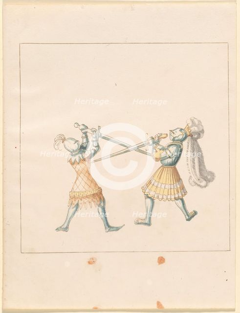 Freydal, The Book of Jousts and Tournament of Emperor Maximilian I: Combats...Plate 159, c1515. Creator: Unknown.