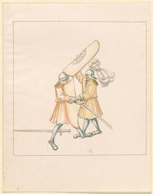 Freydal, The Book of Jousts and Tournament of Emperor Maximilian I: Combats...Plate 156, c1515. Creator: Unknown