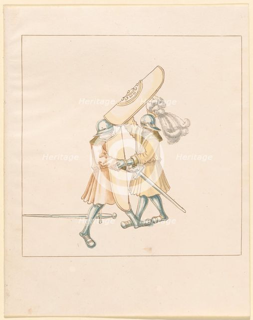 Freydal, The Book of Jousts and Tournament of Emperor Maximilian I: Combats...Plate 156, c1515. Creator: Unknown.