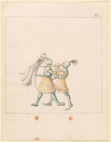 Freydal, The Book of Jousts and Tournament of Emperor Maximilian I: Combats...Plate 165, c1515. Creator: Unknown