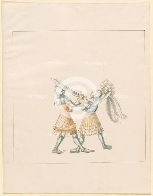 Freydal, The Book of Jousts and Tournament of Emperor Maximilian I: Combats...Plate 154, c1515. Creator: Unknown.