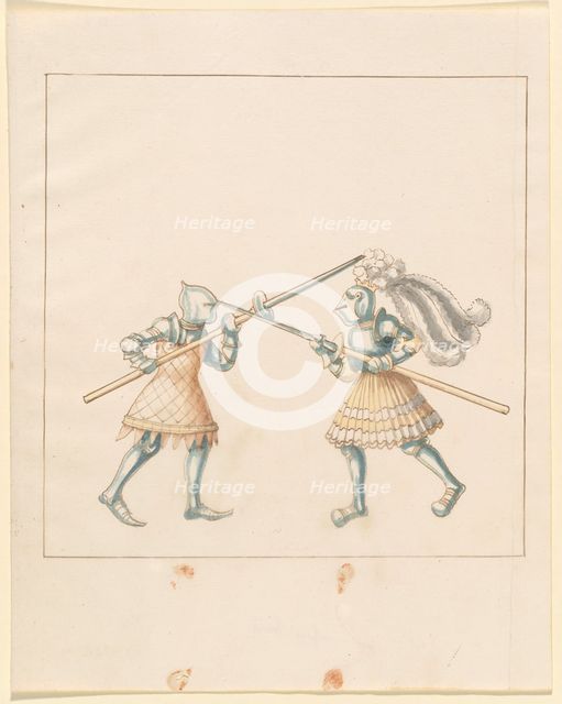 Freydal, The Book of Jousts and Tournament of Emperor Maximilian I: Combats...Plate 149, c1515. Creator: Unknown.