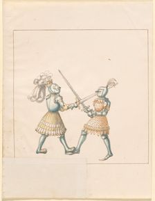 Freydal, The Book of Jousts and Tournament of Emperor Maximilian I: Combats...Plate 158, c1515. Creator: Unknown