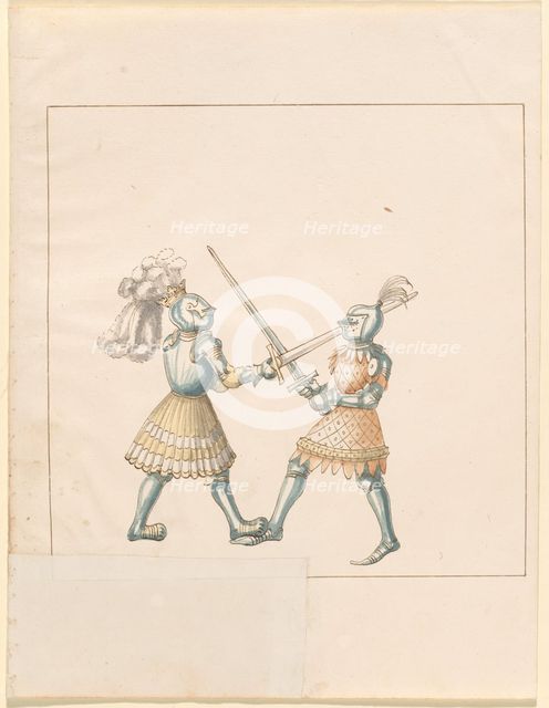 Freydal, The Book of Jousts and Tournament of Emperor Maximilian I: Combats...Plate 158, c1515. Creator: Unknown.