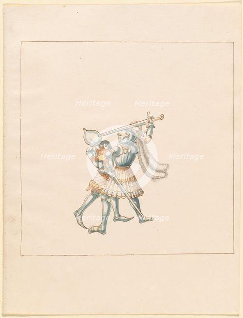 Freydal, The Book of Jousts and Tournament of Emperor Maximilian I: Combats...Plate 160, c1515. Creator: Unknown.