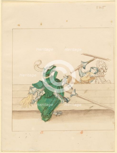 Freydal, The Book of Jousts and Tournament of Emperor Maximilian I: Combats...Plate 113, c1515. Creator: Unknown.