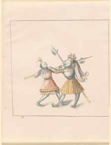 Freydal, The Book of Jousts and Tournament of Emperor Maximilian I: Combats...Plate 143, c1515. Creator: Unknown