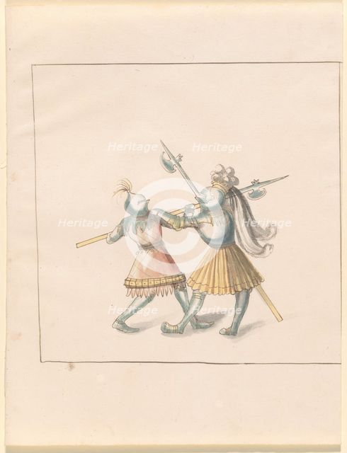 Freydal, The Book of Jousts and Tournament of Emperor Maximilian I: Combats...Plate 143, c1515. Creator: Unknown.
