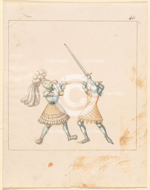 Freydal, The Book of Jousts and Tournament of Emperor Maximilian I: Combats...Plate 157, c1515. Creator: Unknown.