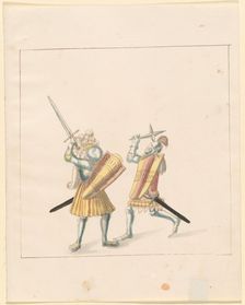 Freydal, The Book of Jousts and Tournament of Emperor Maximilian I: Combats...Plate 155, c1515. Creator: Unknown