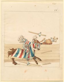 Freydal, The Book of Jousts and Tournament of Emperor Maximilian I: Combats...Plate 108, c1515. Creator: Unknown