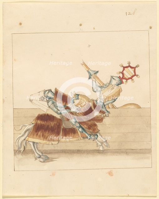 Freydal, The Book of Jousts and Tournament of Emperor Maximilian I: Combats... (Jousts)(Volume II):  Creator: Unknown.