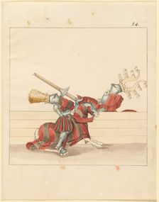Freydal, The Book of Jousts and Tournament of Emperor Maximilian I: Combats..., Plate 110, c1515. Creator: Unknown
