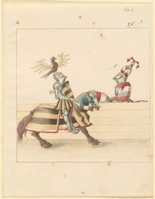 Freydal, The Book of Jousts and Tournament of Emperor Maximilian I: Combats..., Plate 111, c1515. Creator: Unknown