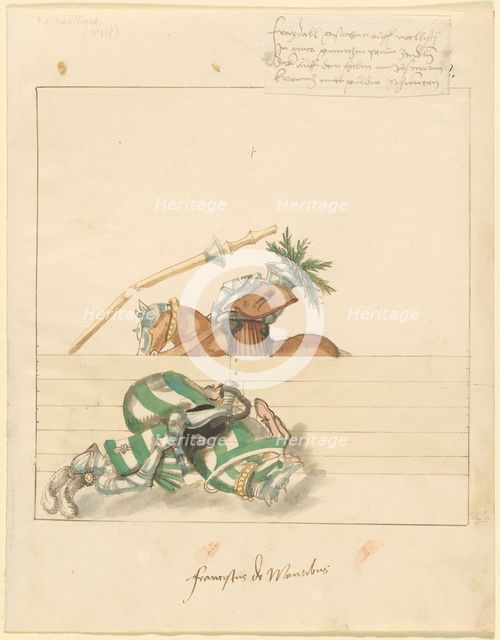 Freydal, The Book of Jousts and Tournament of Emperor Maximilian I: Combats..., Plate 106, c1515. Creator: Unknown.