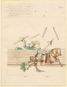 Freydal, The Book of Jousts and Tournament of Emperor Maximilian I: Combats..., Plate 102, c1515. Creator: Unknown