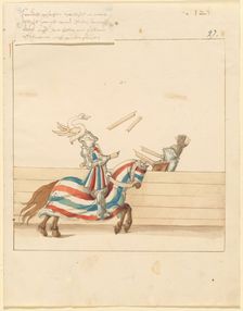 Freydal, The Book of Jousts and Tournament of Emperor Maximilian I: Combats..., Plate 109, c1515. Creator: Unknown
