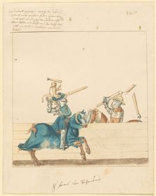 Freydal, The Book of Jousts and Tournament of Emperor Maximilian I: Combats..., Plate 115, c1515. Creator: Unknown